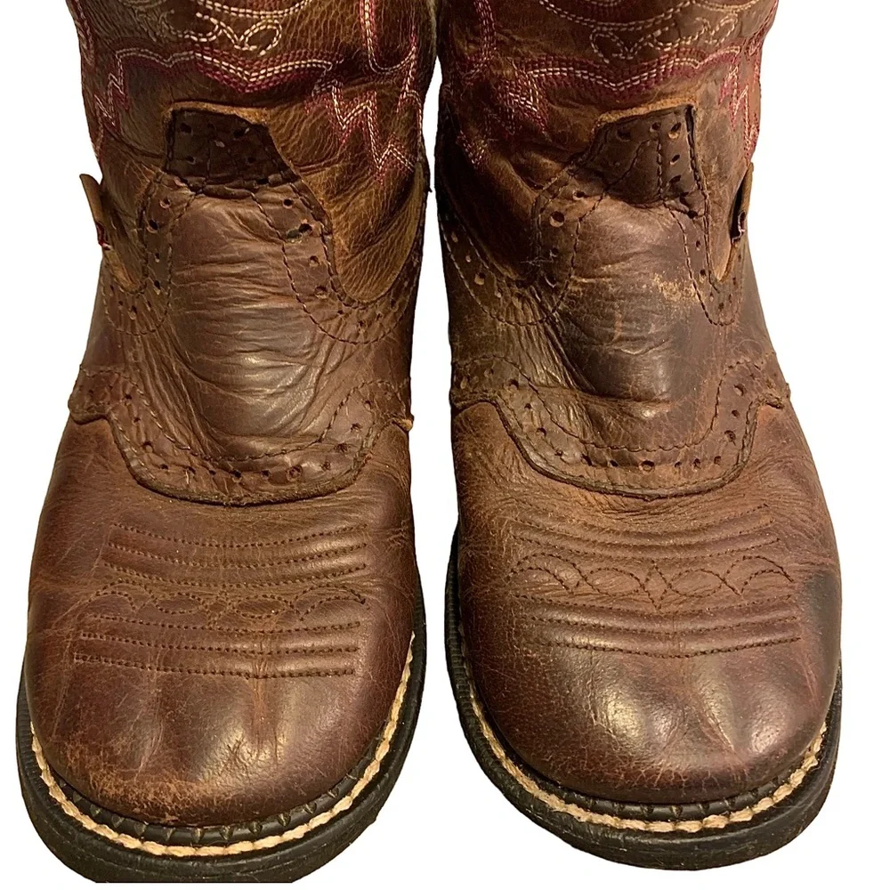 Justin Gypsy Gemma Aged Bark Woman's Size 6B Western Cowgirl Boots L9903